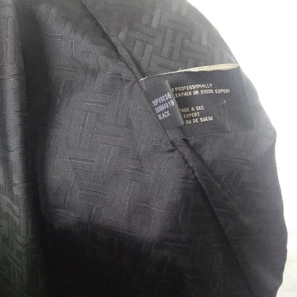 Cole Haan Black Leather Jacket - Picture 5 of 7